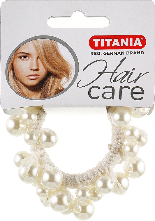 Haargummi 8171 weiß - Titania Hair Care — Bild N1