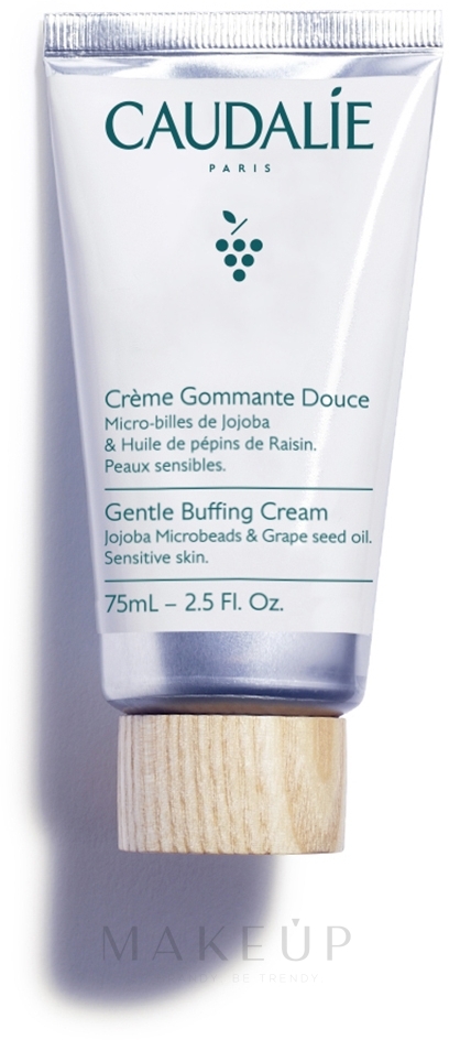 Sanfte Peelingcreme für das Gesicht - Caudalie Vinoclean Gentle Buffing Cream — Bild 75 ml