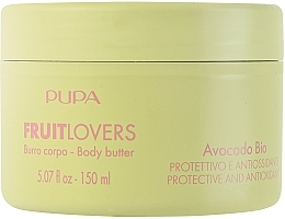 Schützende und antioxidative Körperbutter Bio Avocado - Pupa Fruit Lovers Avocado Bio Body Butter — Bild N1