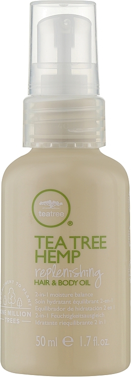 Pflegendes Öl für Haar und Körper - Paul Mitchell Tea Tree Hemp Replenishing Hair & Body Oil — Bild N1