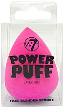 Düfte, Parfümerie und Kosmetik Foundationschwamm pink - W7 Power Puff Latex Free Foundation Face Blender Sponge Hot Pink