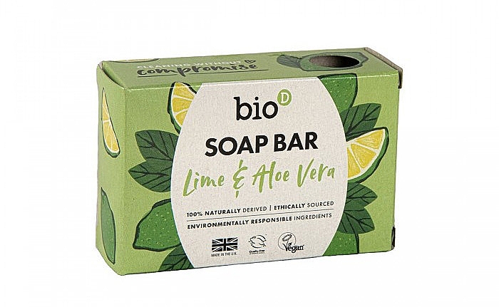 Seife mit Limette und Aloe Vera - Bio-D Lime & Aloe Vera Soap Bar — Bild N1