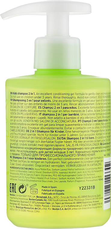 Hypoallergenes Shampoo mit grünem Apfelduft für Kinder - Revlon Professional Equave Kids Conditioning Shampoo — Foto N2