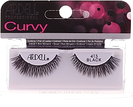 Künstliche Wimpern - Ardell Curvy Lash Black 413 — Bild N1