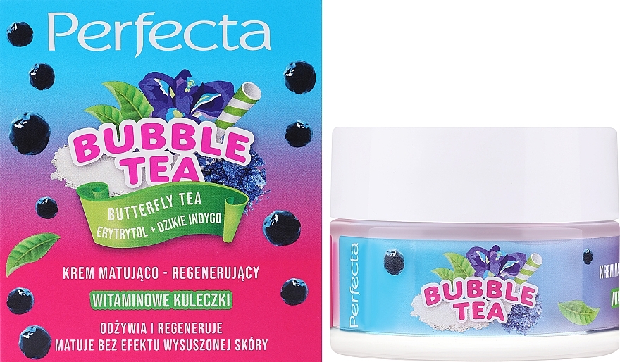 Mattierende und regenerierende Gesichtscreme - Perfecta Bubble Tea — Bild N2