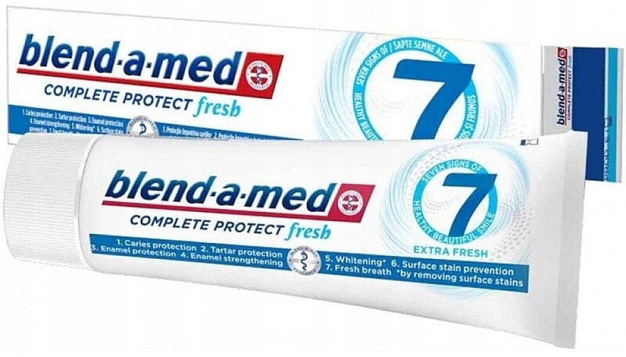 Zahnpasta - Blend-a-med Complete Protect 7 Extra Fresh — Bild N1