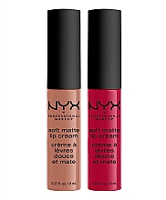 NYX Professional Makeup Soft Matte Lip Cream Duo Gift Set - Lippen-Make-up Set — Bild N2