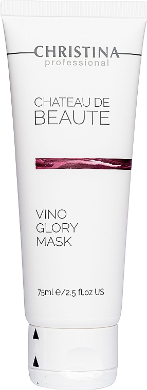 Glättende Sofort-Lifting-Maske mit Traubenextrakt, Avocado-, Oliven- und Jojobasamenöl und Bienenwachs - Christina Chateau de Beaute Vino Glory Mask