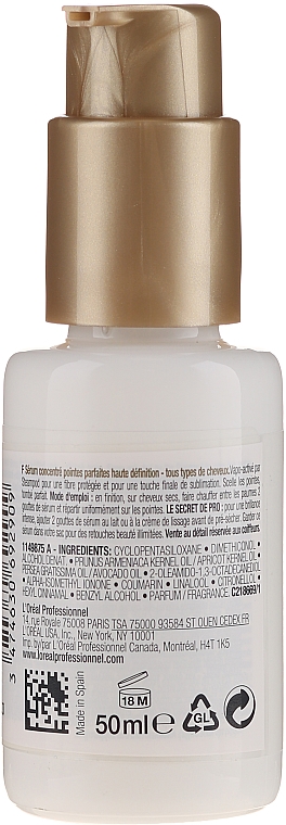 Glättungsserum mit Hitzeschutz für gesunde Haarspitzen - L'Oreal Professionnel Steampod Protecting Concentrate Beautifying Ends — Bild N4