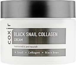 Nährende Anti-Falten Gesichtscreme mit Schneckenschleimfiltrat und Kollagen - Coxir Black Snail Collagen Cream Anti-Wrinkle And Nourish — Bild N3
