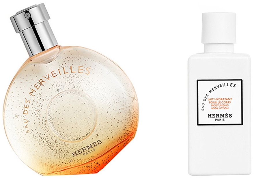 Hermes Eau Des Merveilles - Set (Eau de Toilette/50 ml + Körperlotion/40 ml) — Bild N2