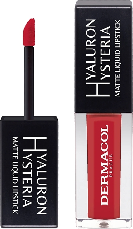 Flüssiger matter Lippenstift - Dermacol Hyaluron Hysteria Matte Liquid Lipstick — Bild N1