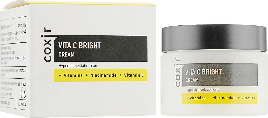 Glättungscreme für das Gesicht mit Vitamin C - Coxir Vita C Bright Cream