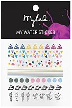 Düfte, Parfümerie und Kosmetik Dekorative Nagelsticker Geometrie - MylaQ My My Geometric Sticker