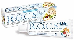Düfte, Parfümerie und Kosmetik Schützende Kinderzahnpasta gegen Karies mit fruchtigem Geschmack 3-7 Jahre - R.O.C.S. Kids