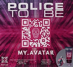 Duftset (Eau de Parfum 40ml + Lotion 100ml)  - Police To Be My Avatar for Woman  — Bild N1