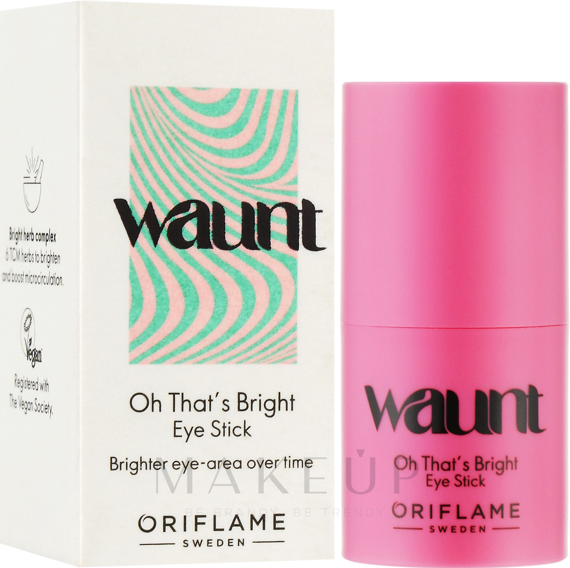 Aufhellende Augencreme - Oriflame Waunt Bright Eye Stick — Bild 5 g