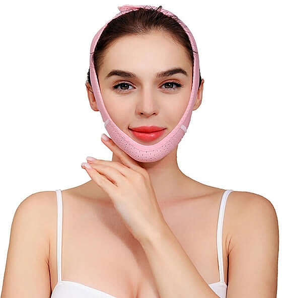 Modelliermaske oval rosa - Yeye V-line Mask  — Bild N1