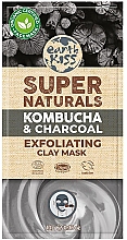 Düfte, Parfümerie und Kosmetik Gesichtsmaske mit Ton - Earth Kiss Kombucha & Charcoal Exfoliating Clay Mask