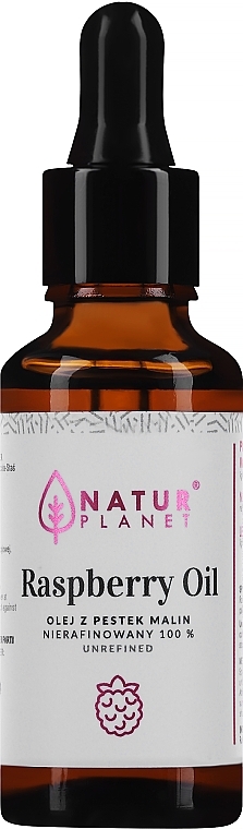 100% natürliches Himbeeröl - Natur Planet Raspberry Oil 100%