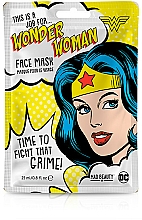 Düfte, Parfümerie und Kosmetik Feuchtigkeitsspendende Tuchmaske für das Gesicht mit Wassermelonenextrakt - Mad Beauty DC This Is A Job For Wonder Woman Face Mask