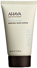 Mineralischer Körperbalsam - Ahava Deadsea Water Mineral Body Lotion (Miniprodukt)  — Bild N1