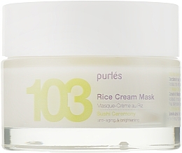 Gesichtscrememaske aus Reis - Purles 103 Rice Cream Mask — Bild N1