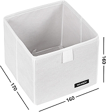 Aufbewahrungs-Organizer XS weiß 17x16x16 cm Home - MAKEUP Drawer Underwear Cosmetic Organizer White — Bild N2