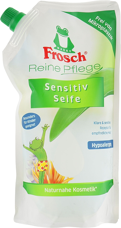 Flüssige Babyseife - Frosch Kids Sensitive Soap (Doupack)  — Bild N1
