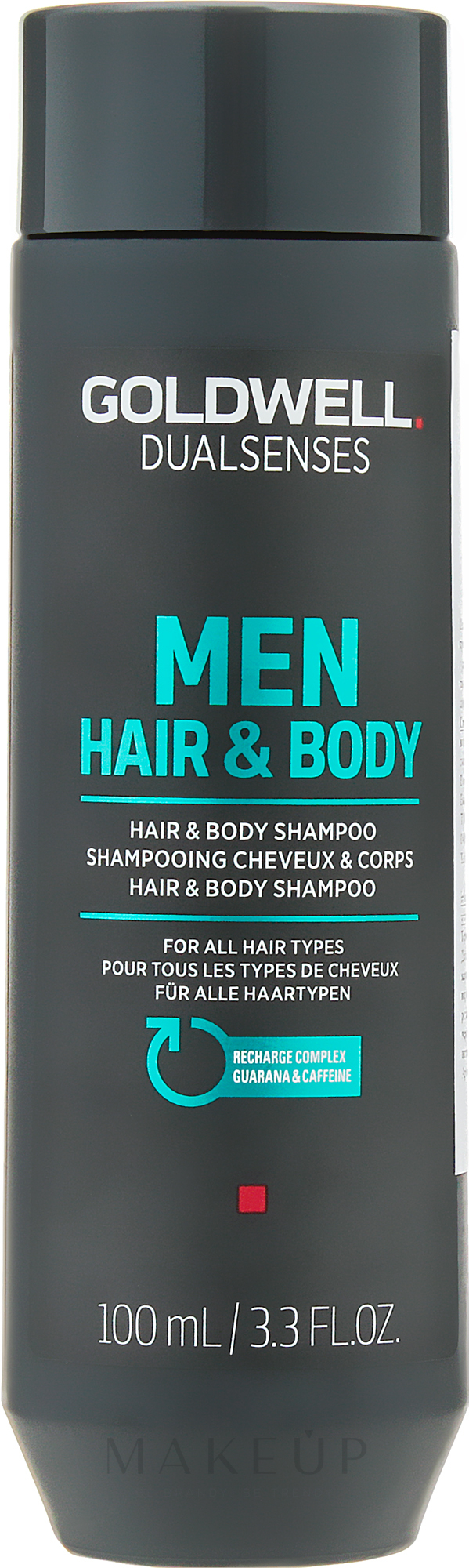 Erfrischendes Haar- und Körpershampoo - Goldwell DualSenses For Men Hair & Body Shampoo — Bild 100 ml