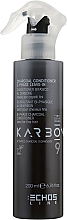 Düfte, Parfümerie und Kosmetik Zweiphasige Leave-In Haarspülung mit Aktivkohle - Echosline Karbon 9 Charcoal Conditioner 2 Phase Leave-In