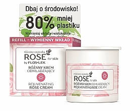 Verjüngende Gesichtscreme mit Rosenduft - Floslek Rose For Skin Rose Rejuvenating Rose Cream — Bild N1