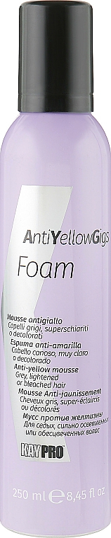 Anti-Gelb-Mousse für das Haar - KayPro NoYellowGigs Foat — Bild N1
