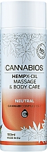 Düfte, Parfümerie und Kosmetik Entspannendes und nährendes Massageöl für den Körper mit Hanfextrakt parfümfrei - Cannabios Hempx-Oil Massage & Body Care Neutral