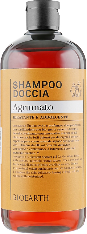2in1 Shampoo-Duschgel Zitrusfrüchte - Bioearth Citrus Fruits Shampoo & Body Wash — Bild N1