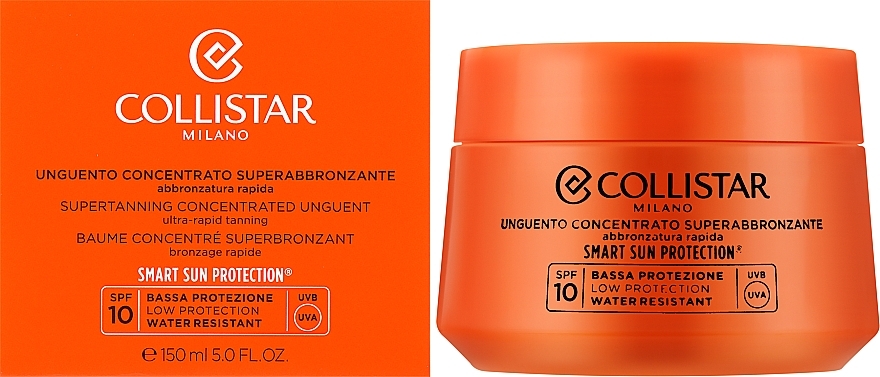 Konzentrierte Sonnencreme SPF10 - Collistar Special Perfect Tanning Supertanning Concentrated Cream SPF10 — Bild N2