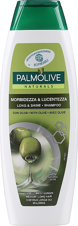 Shampoo mit Olive - Palmolive Naturals Long & Shine Shampoo — Bild N1