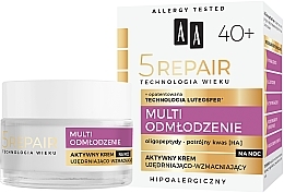 Düfte, Parfümerie und Kosmetik Anti-Falten Nachtcreme 40+ - AA Age Technology 5 Repair Night Cream