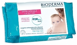 Düfte, Parfümerie und Kosmetik Feuchttücher - Bioderma ABCDerm H2O Cleansing Wipes