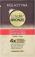 Düfte, Parfümerie und Kosmetik Selbstbräunungstücher für Gesicht und Körper - Kolastyna Luxury Bronze Tanning
