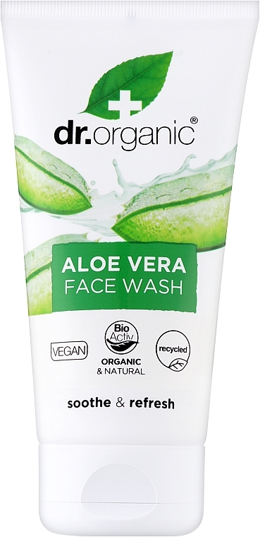 Waschgel mit Aloe-Extrakt - Dr. Organic Bioactive Skincare Organic Aloe Vera Face Wash — Bild N1