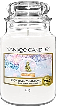 Duftkerze im Glas - Yankee Candle Snow Globe Wonderland Jar Candle — Bild N1