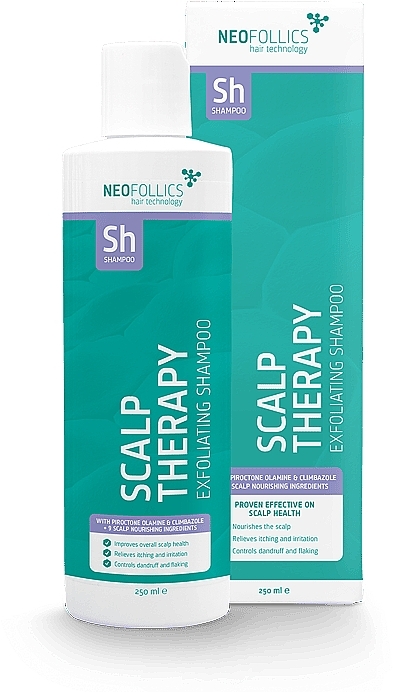 Peeling-Shampoo - Neofollics Hair Technology Scalp Therapy Exfoliating Shampoo  — Bild N1