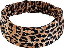 Düfte, Parfümerie und Kosmetik Stirnband Knit Fashion Classic, gerader Jersey, roter Leopard - Makeup Hair Accessories