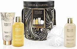 Düfte, Parfümerie und Kosmetik Set - Baylis & Harding Sweet Mandarin & Grapefruit Ultimate Care Gift Set (b/lot/200ml + sh/cr/300ml + bath/bubble/300ml + sh/sponge)