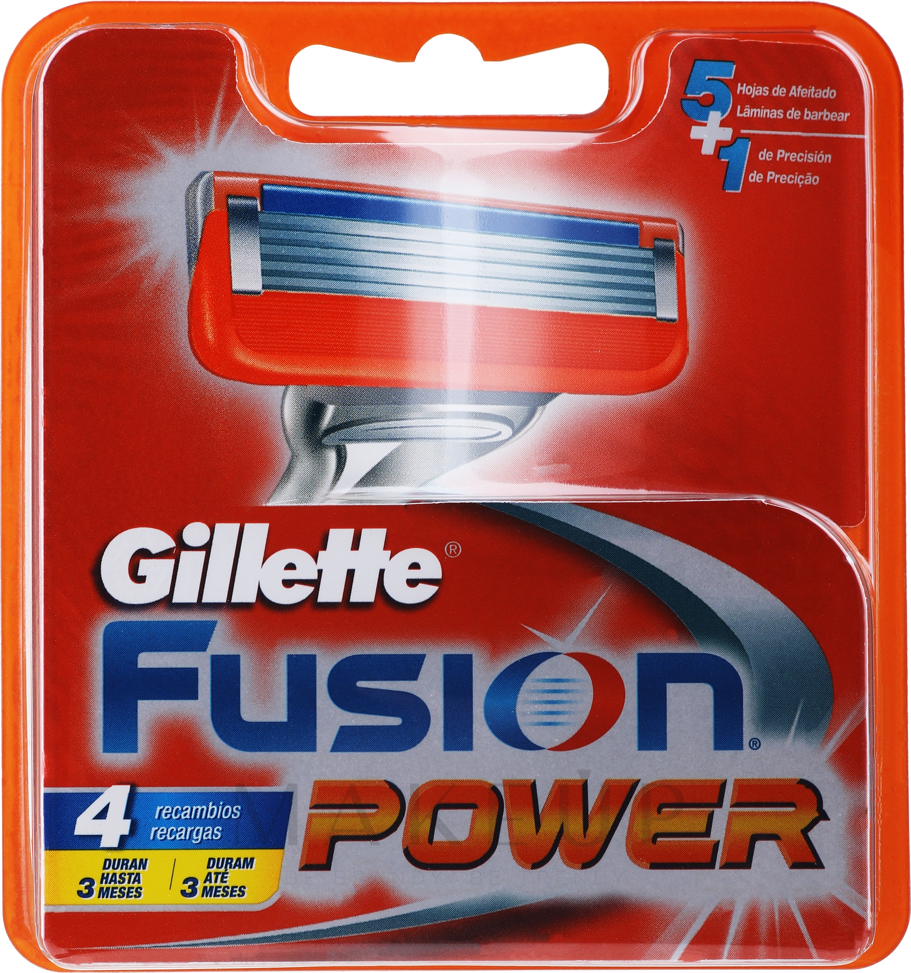 Ersatzklingen 4 St. - Gillette Fusion Power — Bild 4 St.