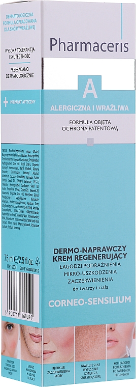 Regenerierende und beruhigende Gesichtscreme für gereizte, geschädigte und gerötete Haut - Pharmaceris A Soothing Cream — Bild N1