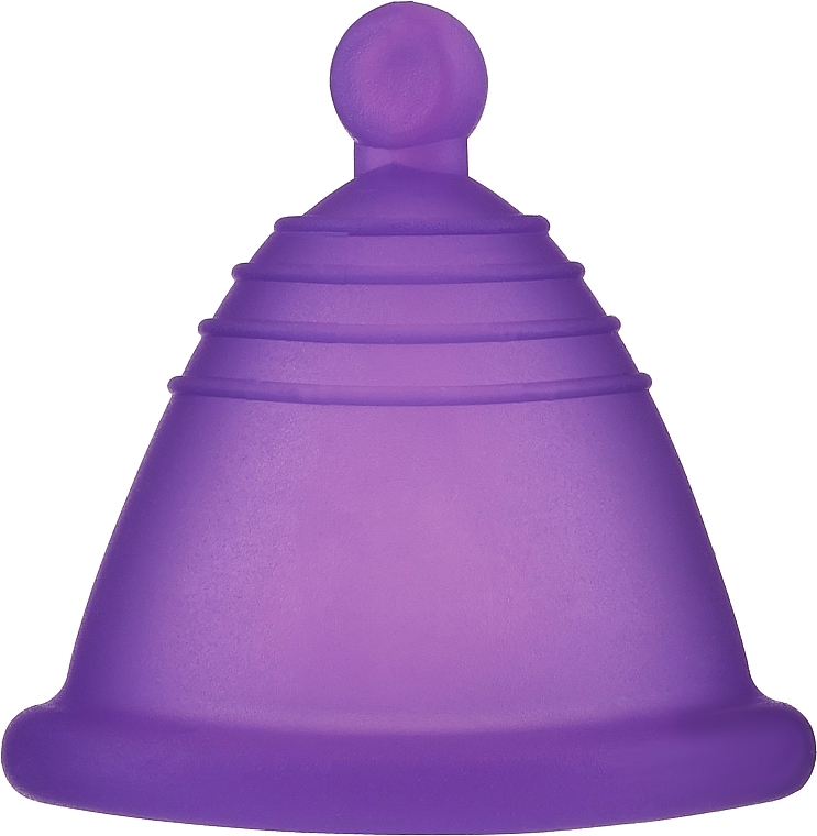 Menstruationstasse Größe M, lila - MeLuna Classic Shorty Menstrual Cup — Bild N1