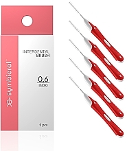 Interdentalbürste 5 St. 0,6 mm - Symbioral Interdental Brush ISO 0 — Bild N1