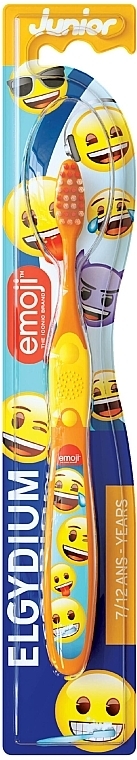 Kinderzahnbürste 7-12 Jahre Emoticons - Elgydium Junior Emoji 7-12 Years — Bild N2